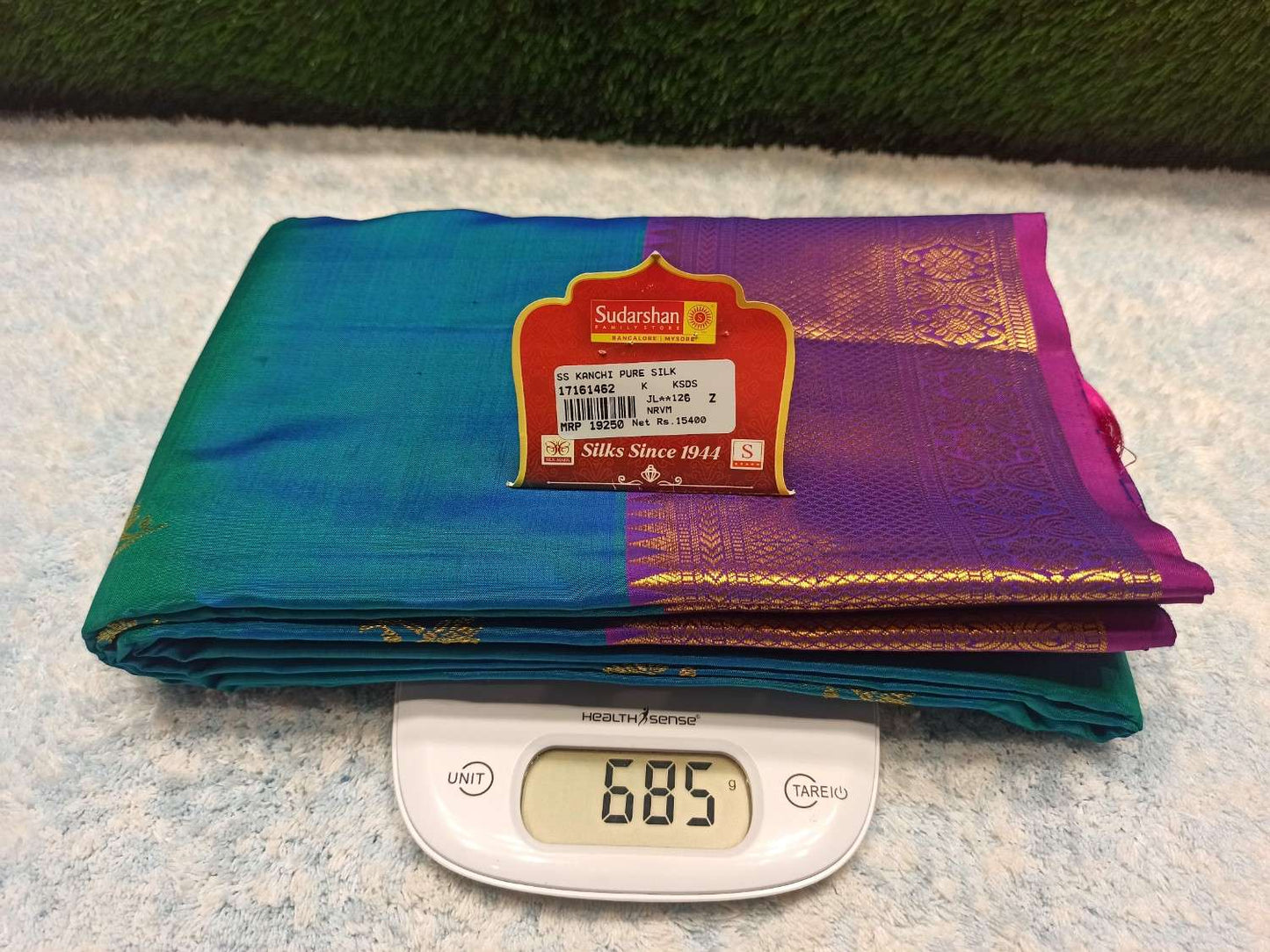 Pure Kanchipuram Silk Saree.