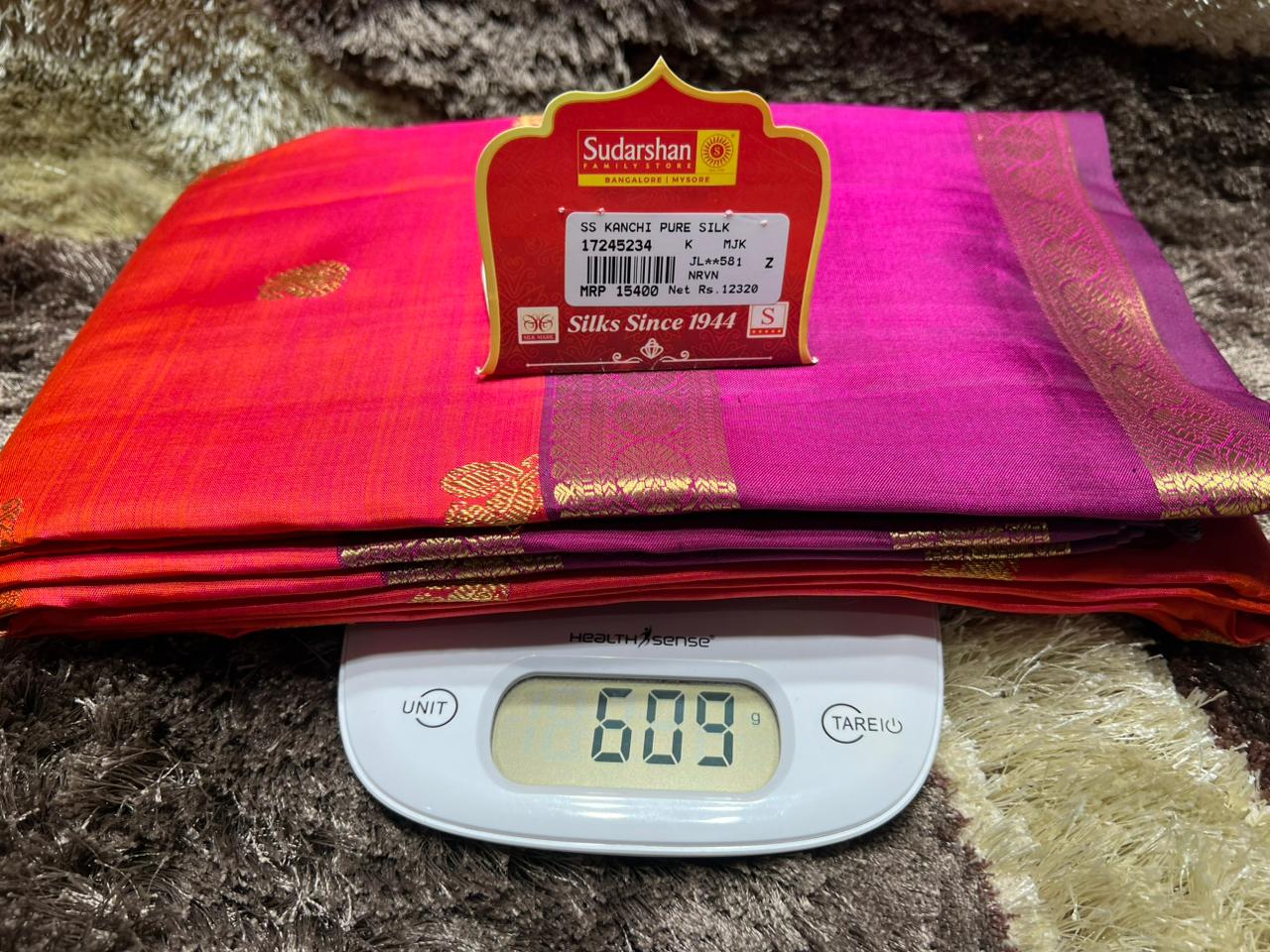 Pure Kanchipuram Silk Saree