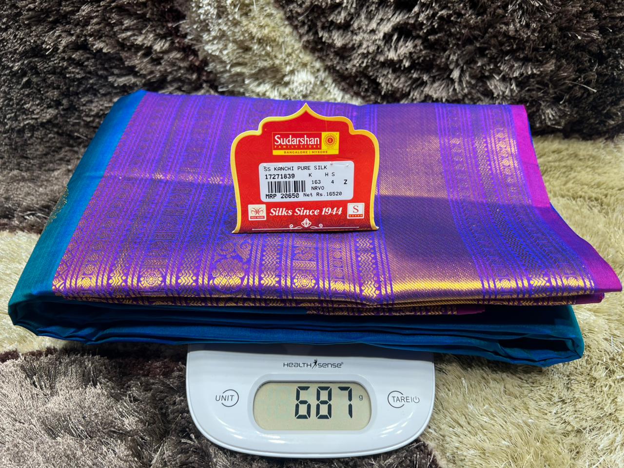 Pure Kanchipuram Silk Saree