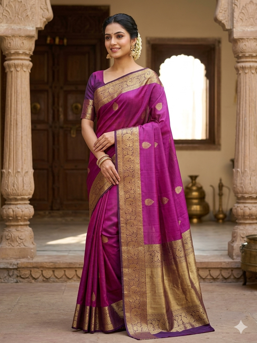 Pure Kanchipuram Silk Saree