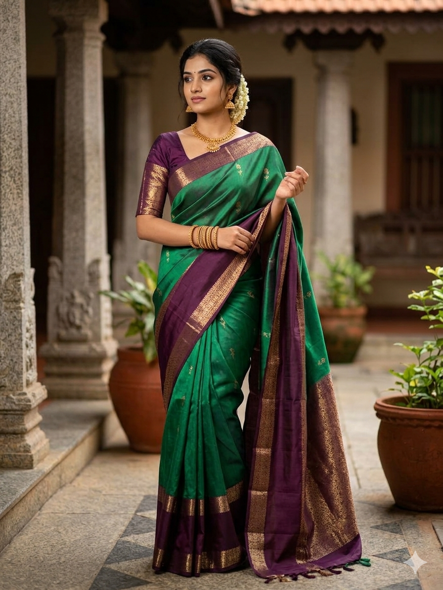 Pure Kanchipuram Silk Saree