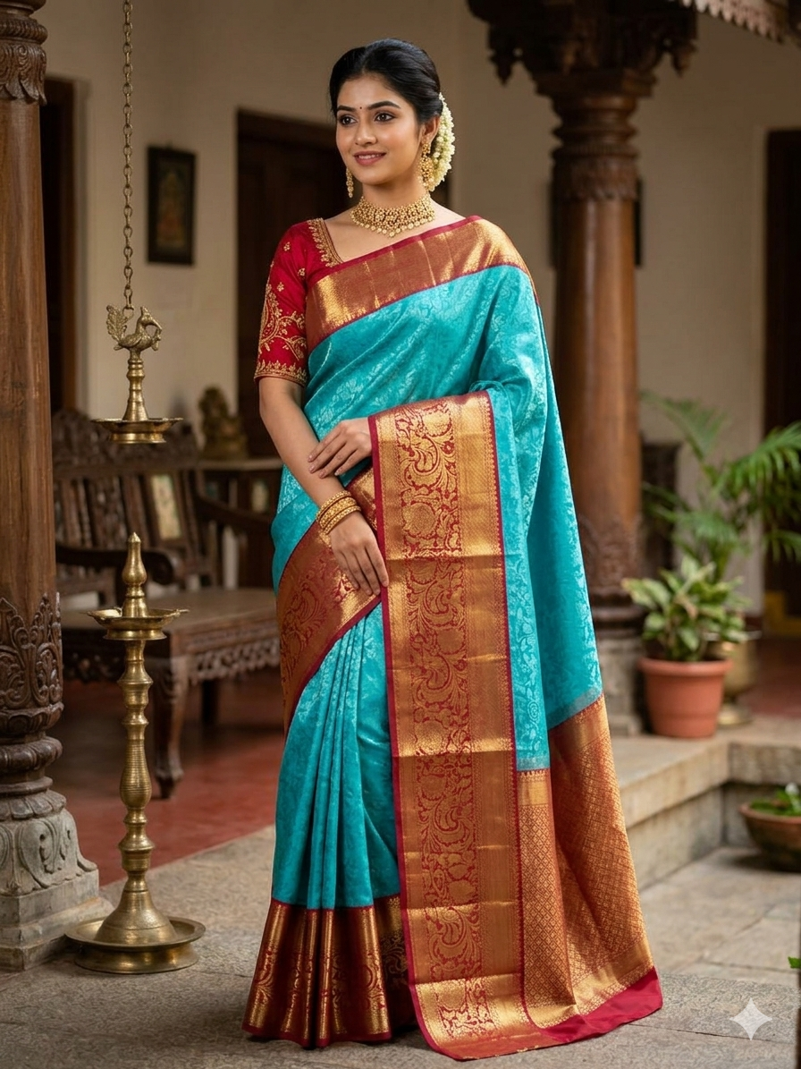 Pure Kanchipuram Silk Saree