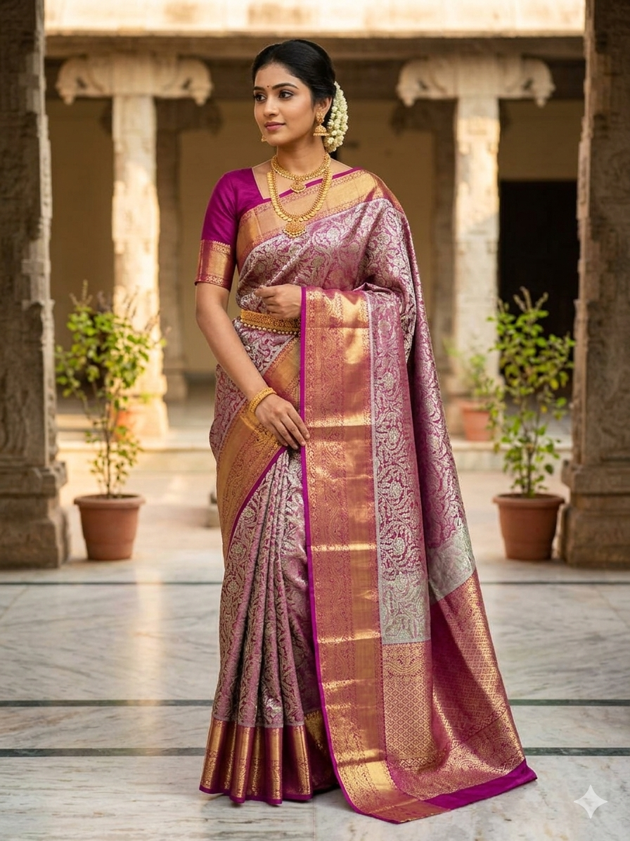 Pure Kanchipuram Silk Saree
