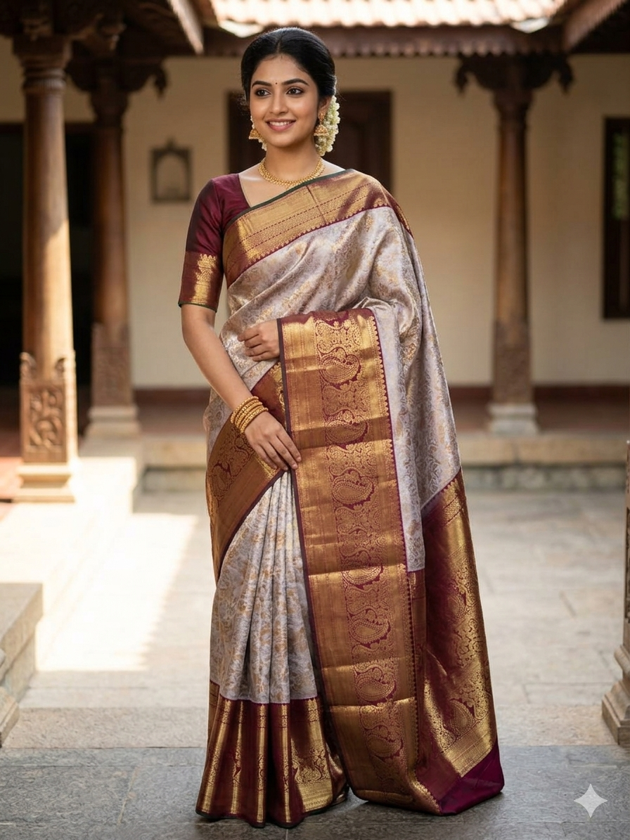 Pure Kanchipuram Silk Saree