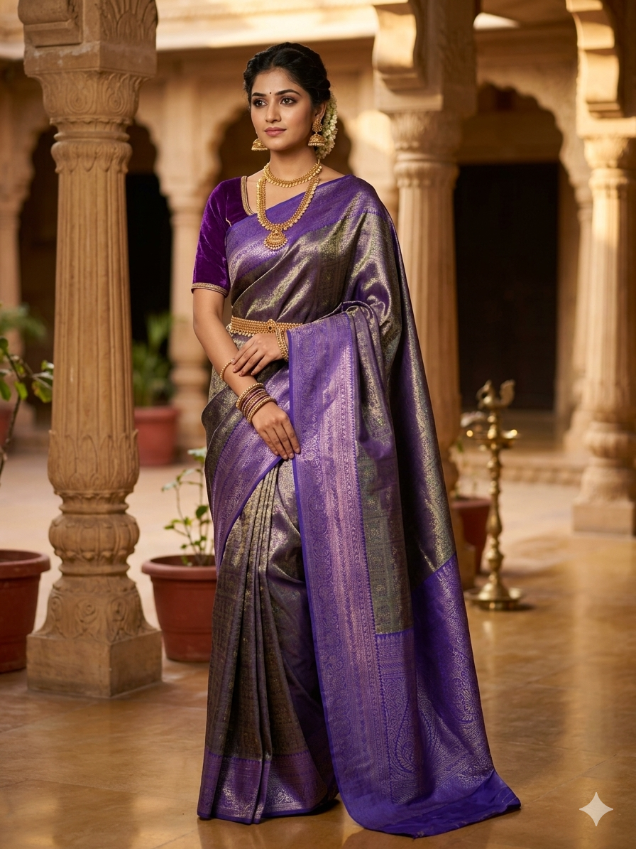 Pure Kanchipuram Silk Saree