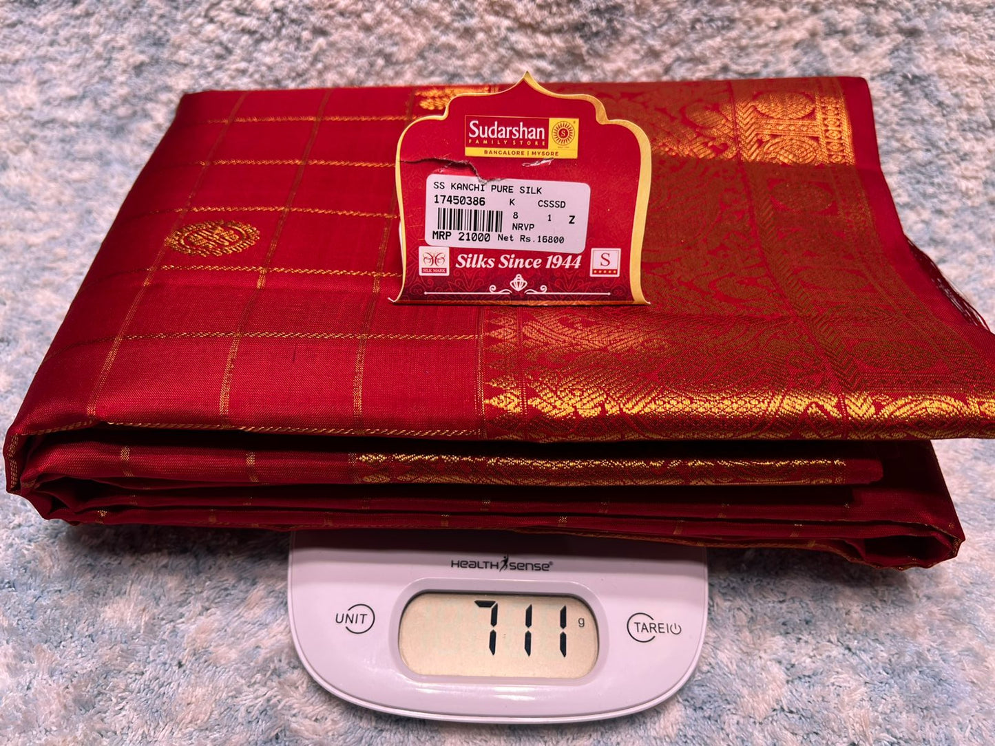 Pure Kanchipuram Silk Saree