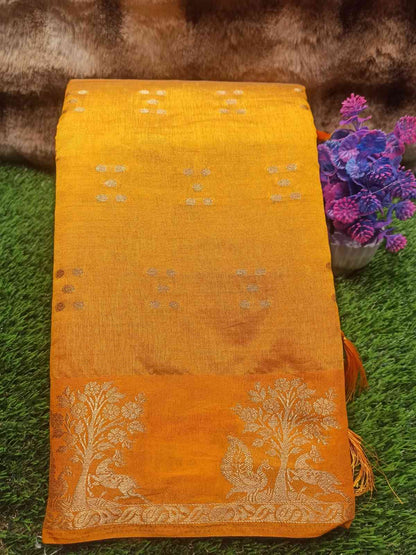 Artificial / Mix Crape Sarees ( Semi Crape )