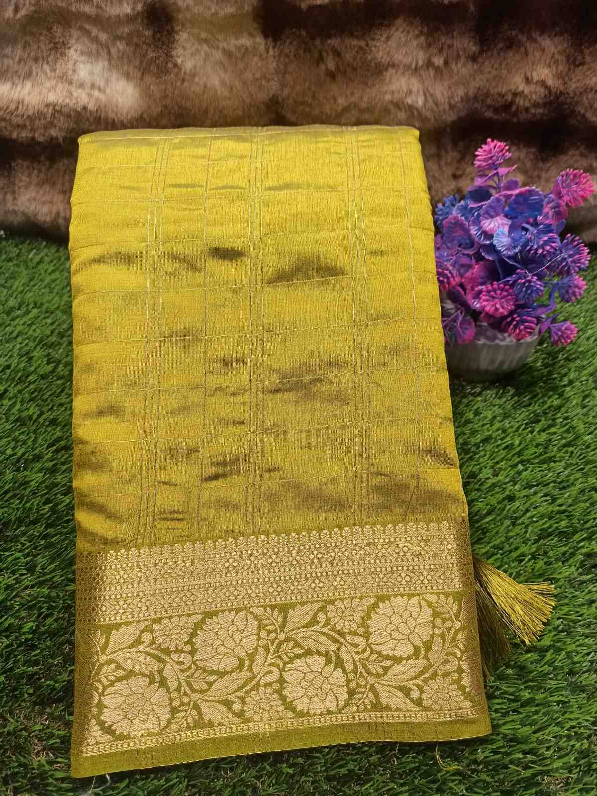 Artificial / Mix Crape Sarees ( Semi Crape )