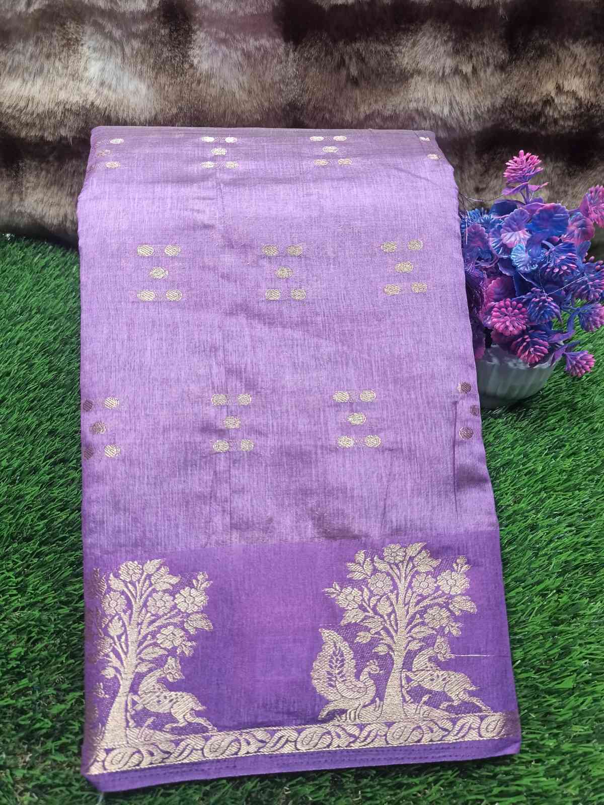 Artificial / Mix Crape Sarees ( Semi Crape )