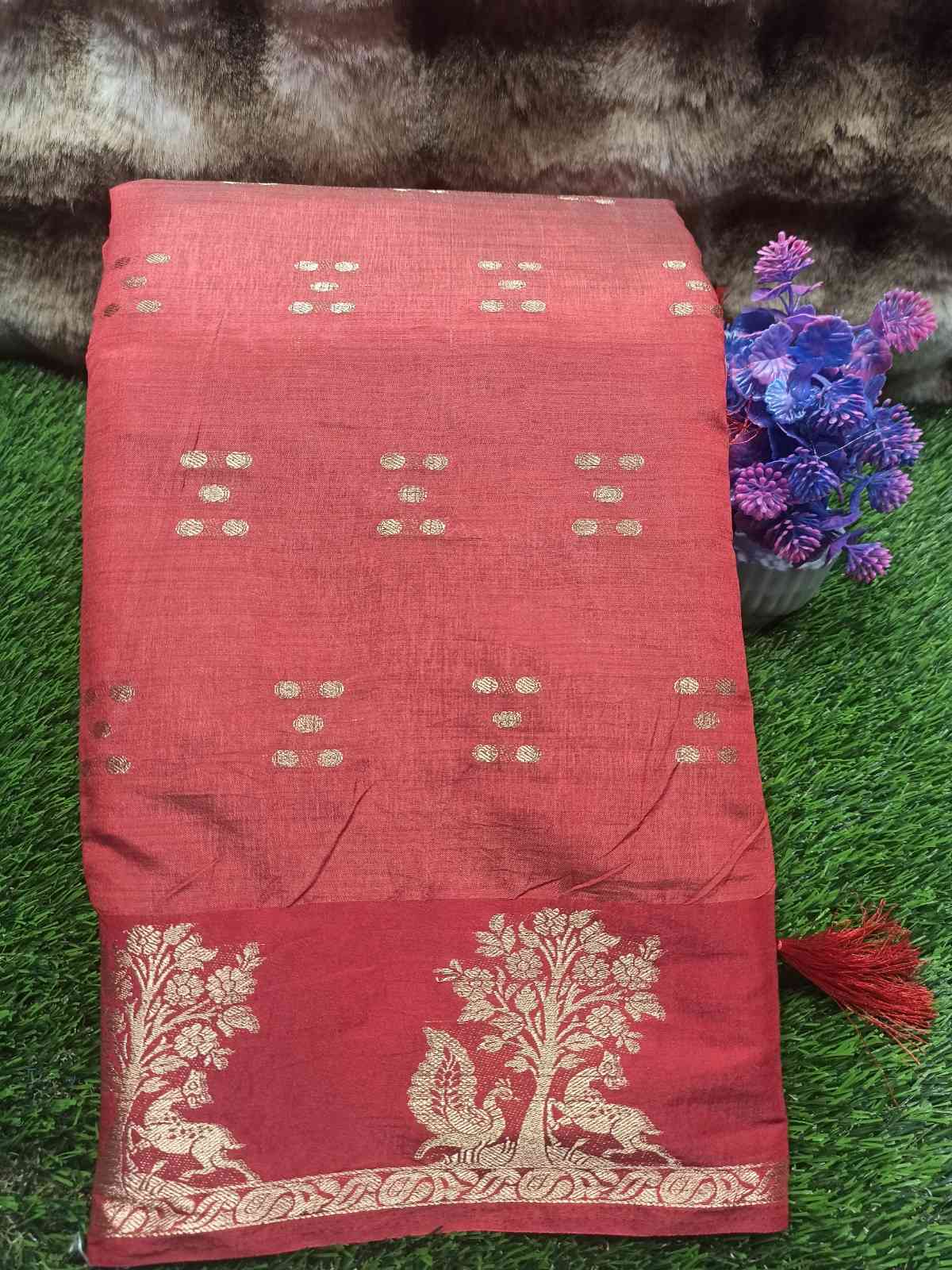 Artificial / Mix Crape Sarees ( Semi Crape )