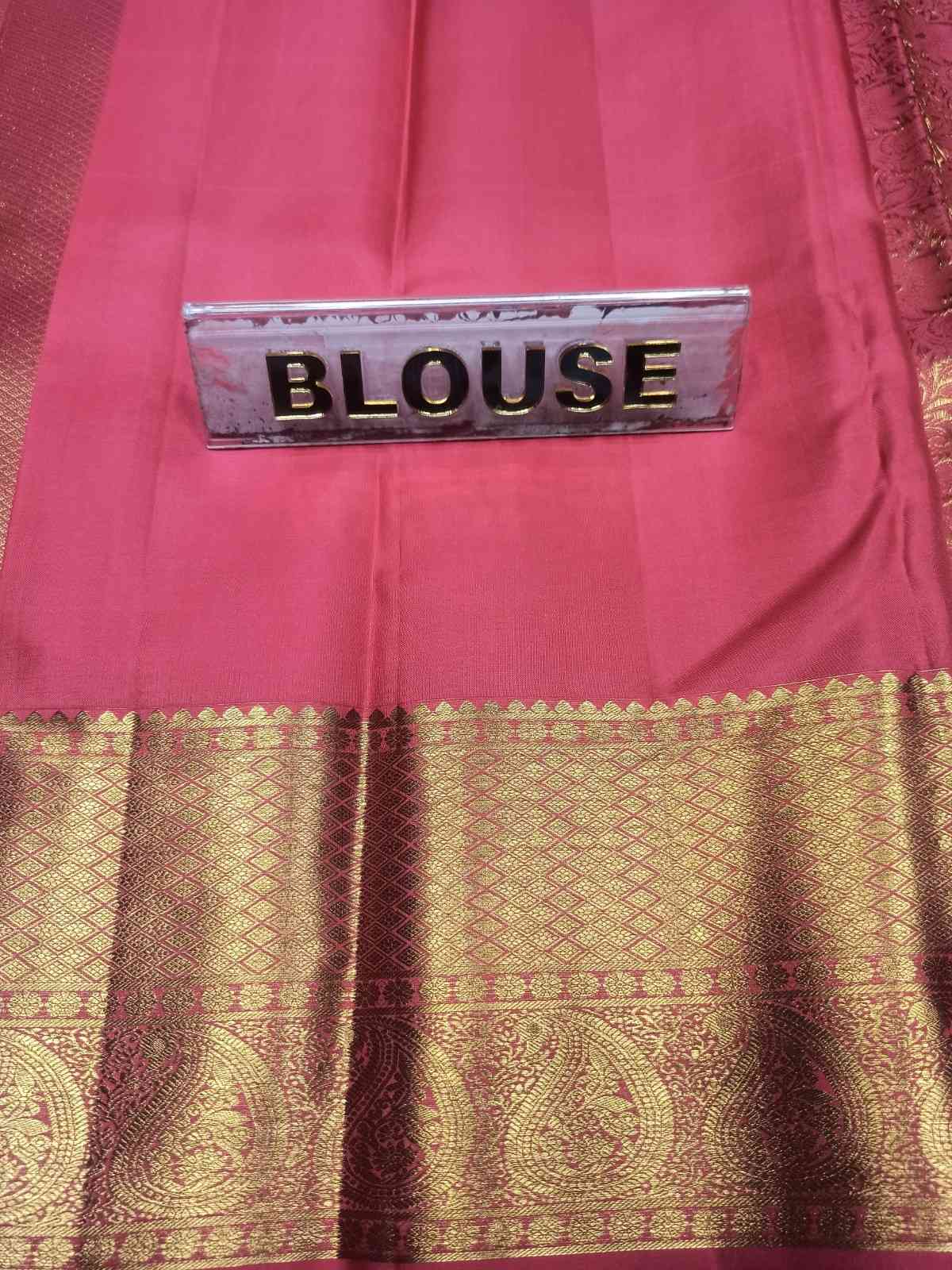 Pure Kanchipuram Silk Saree.