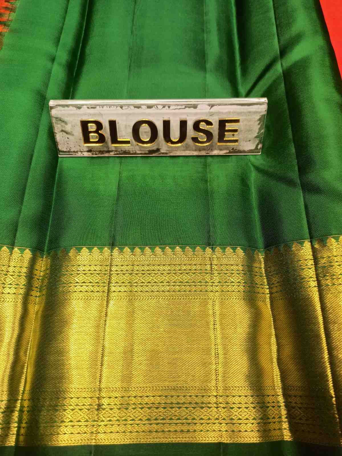 Pure Kanchipuram Silk Saree.