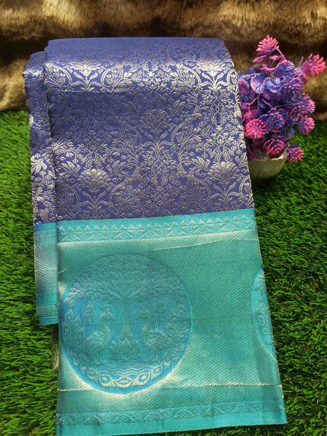 Pure Kanchipuram Silk Saree.