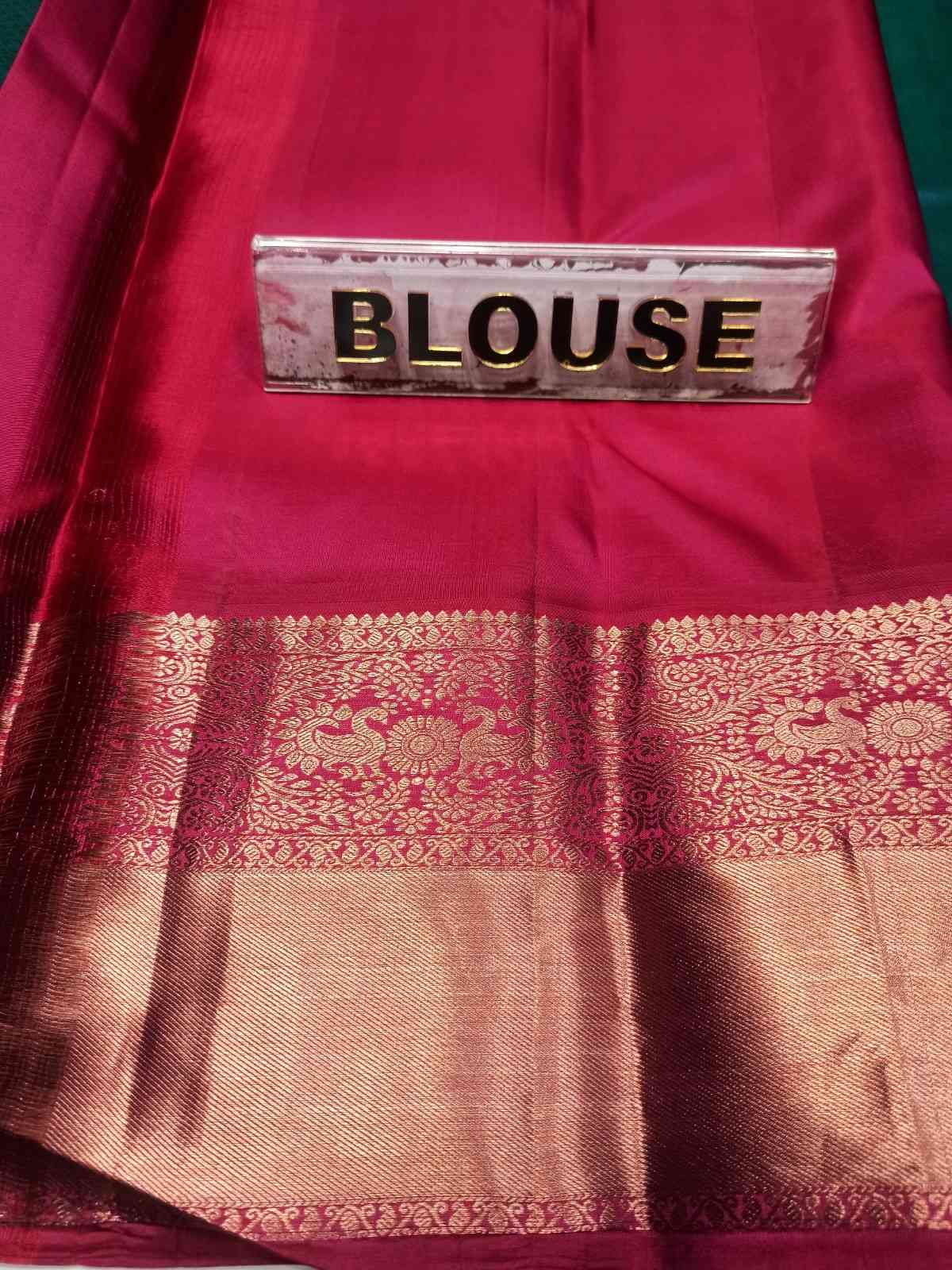 Pure Kanchipuram Silk Saree.