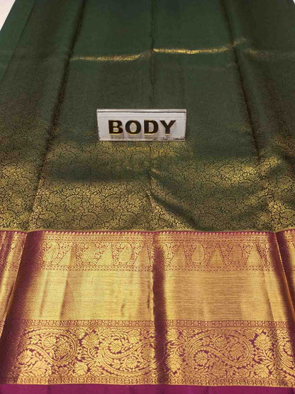 Pure Kanchipuram Silk Saree.