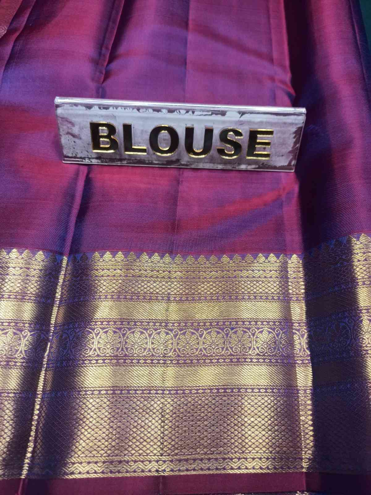 Pure Kanchipuram Silk Saree.