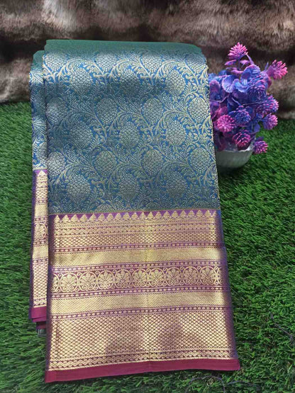 Pure Kanchipuram Silk Saree.