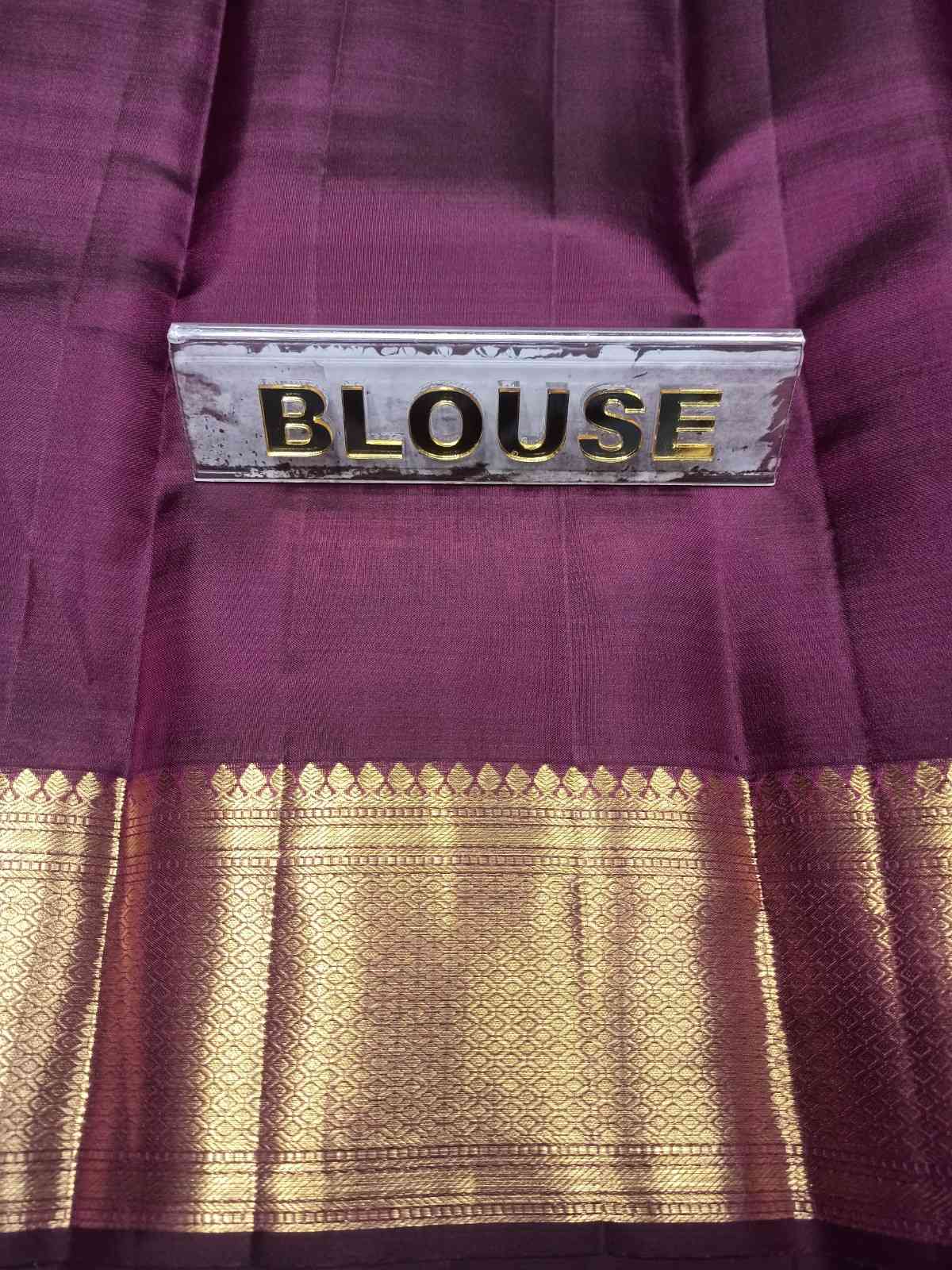 Pure Kanchipuram Silk Saree.