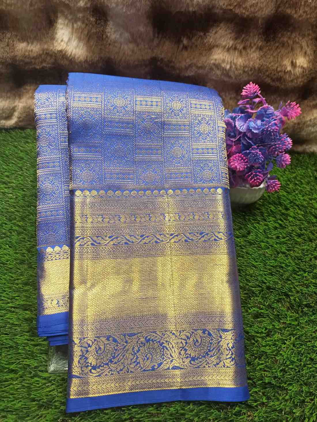 Pure Kanchipuram Silk Saree.