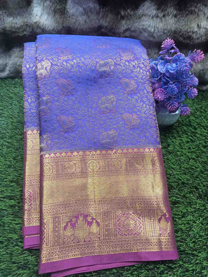 Pure Kanchipuram Silk Saree.