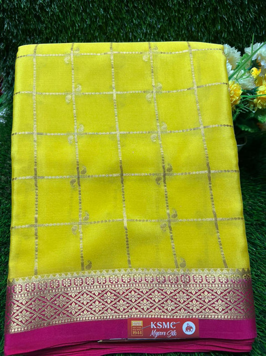Pure Mysore Silk Saree.