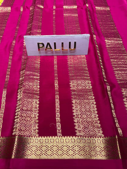 Pure Mysore Silk Saree.