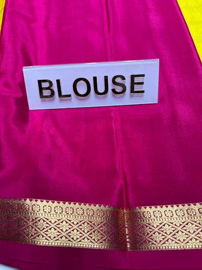 Pure Mysore Silk Saree.