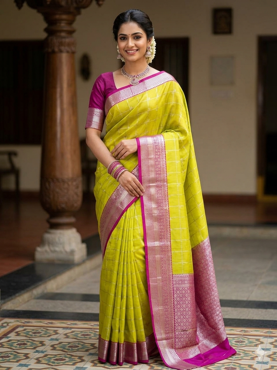 Pure Mysore Silk Saree.