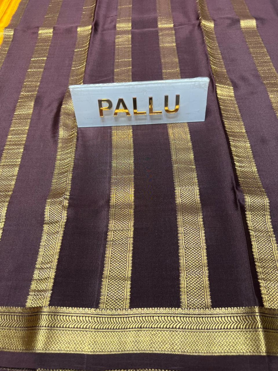 Pure Mysore Silk Saree.