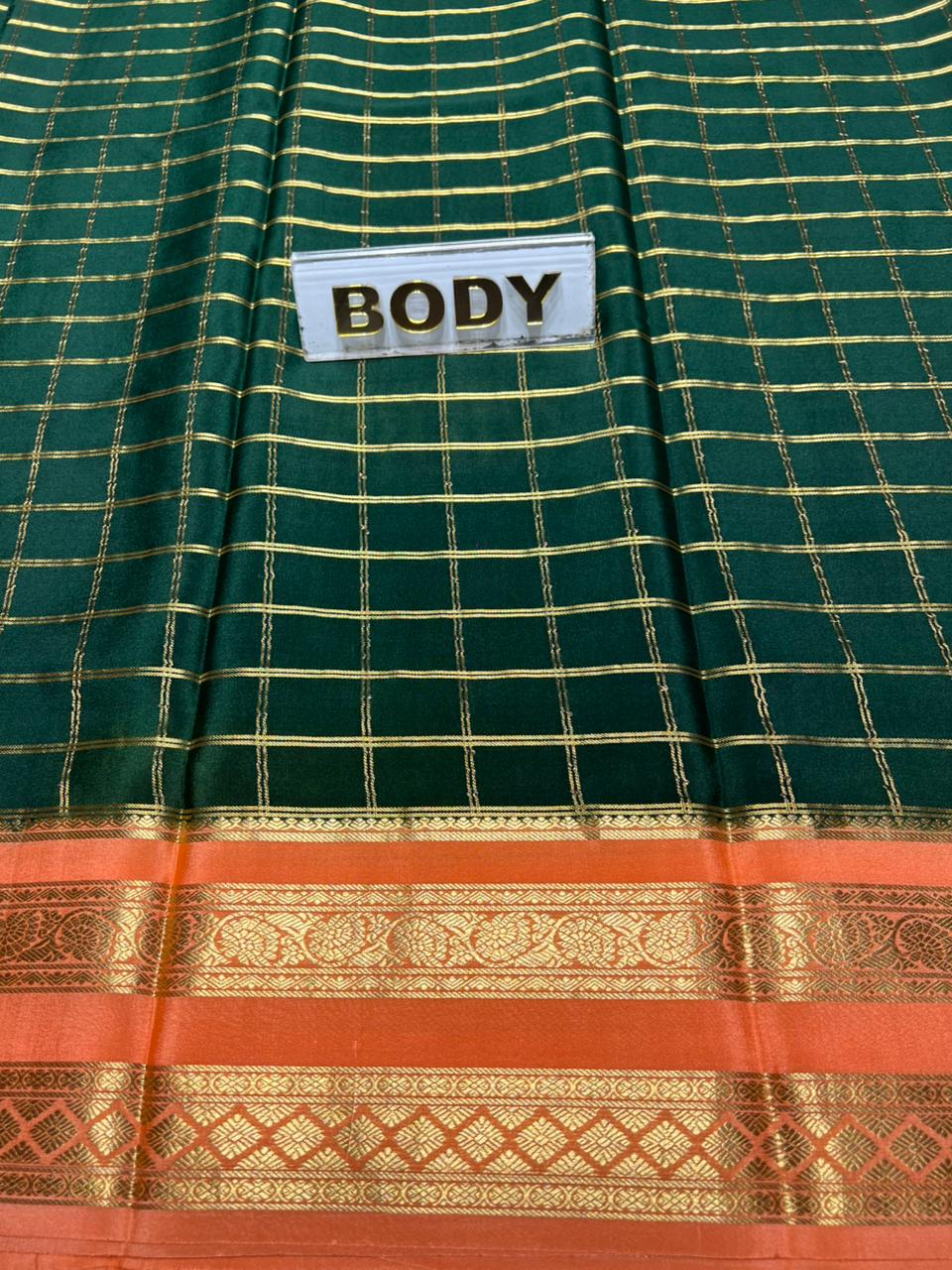 Pure Mysore Silk Saree.