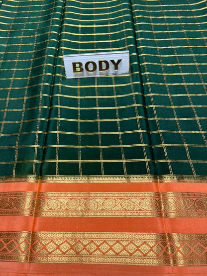 Pure Mysore Silk Saree.