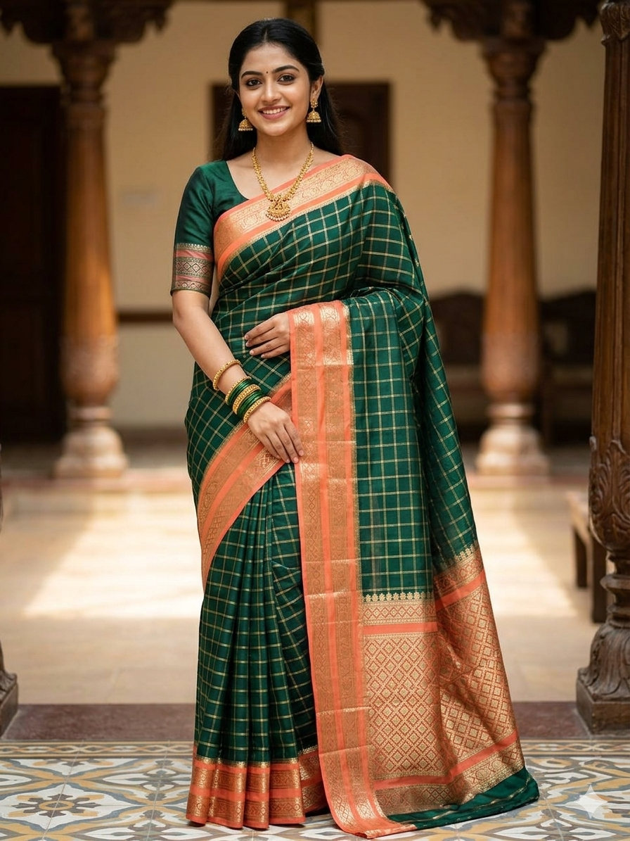 Pure Mysore Silk Saree.