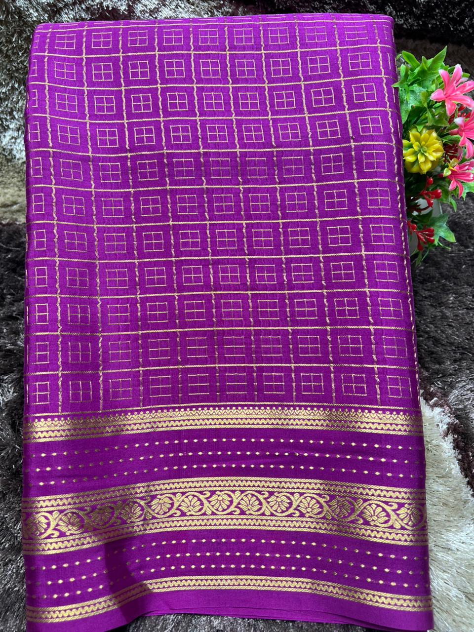 Pure Mysore Silk Saree.