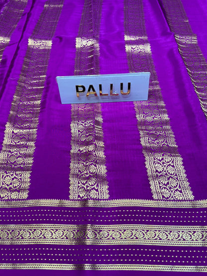 Pure Mysore Silk Saree.