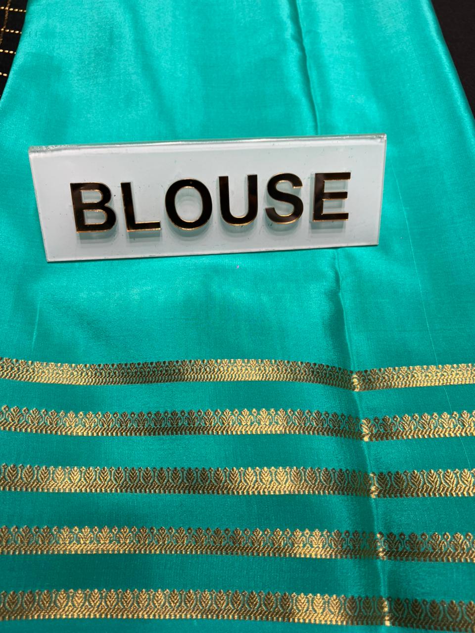 Pure Mysore Silk Saree.