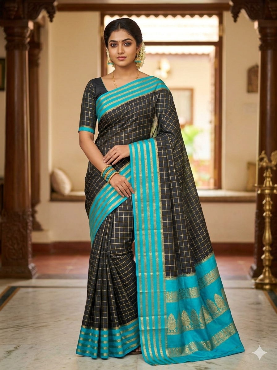 Pure Mysore Silk Saree.