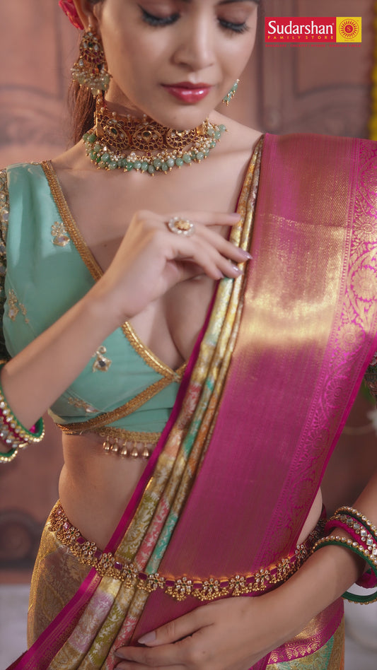Pure Kanchipuram Silk Saree.
