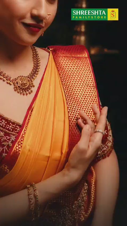 Pure Kanchipuram Silk Saree.