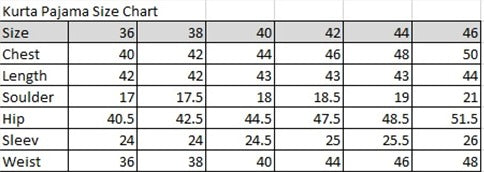 Traditional Wear Cotton Kurta Pajama With Emroidery Work