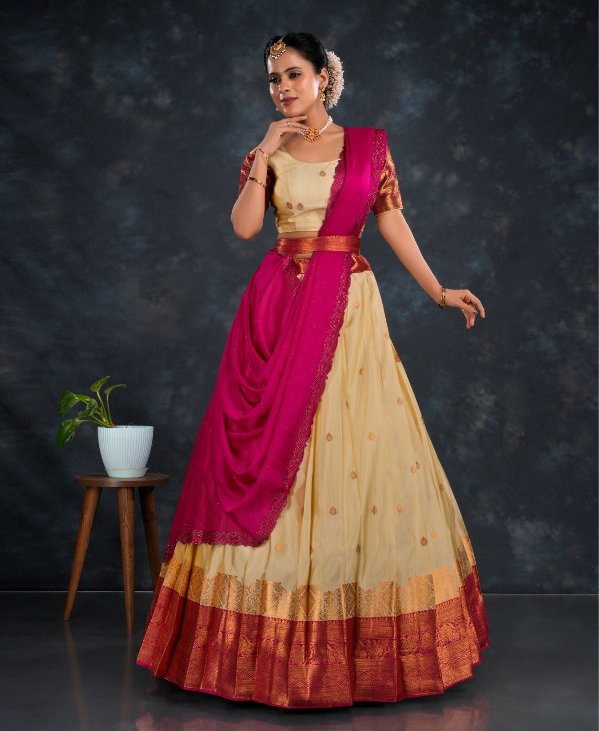 Latest Semi Stitched Lehenga Choli With Dupatta