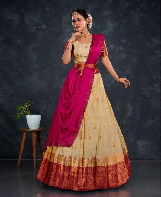 Latest Semi Stitched Lehenga Choli With Dupatta