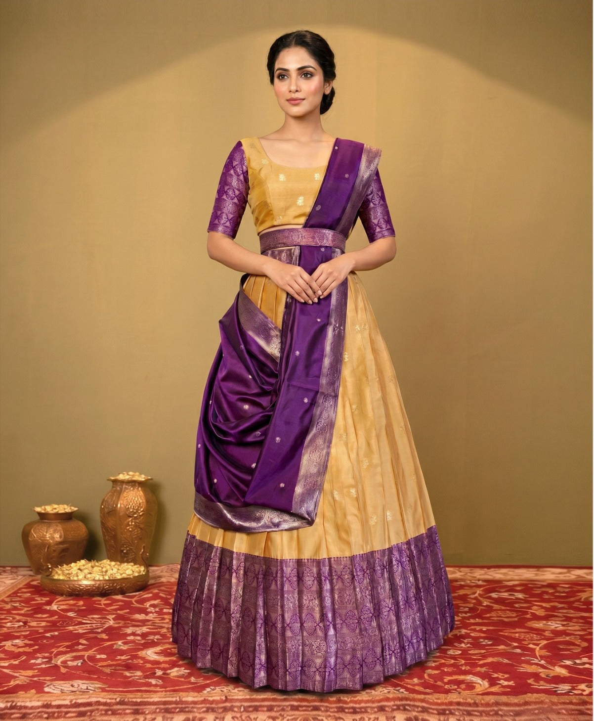 Latest Semi Stitched Lehenga Choli With Dupatta