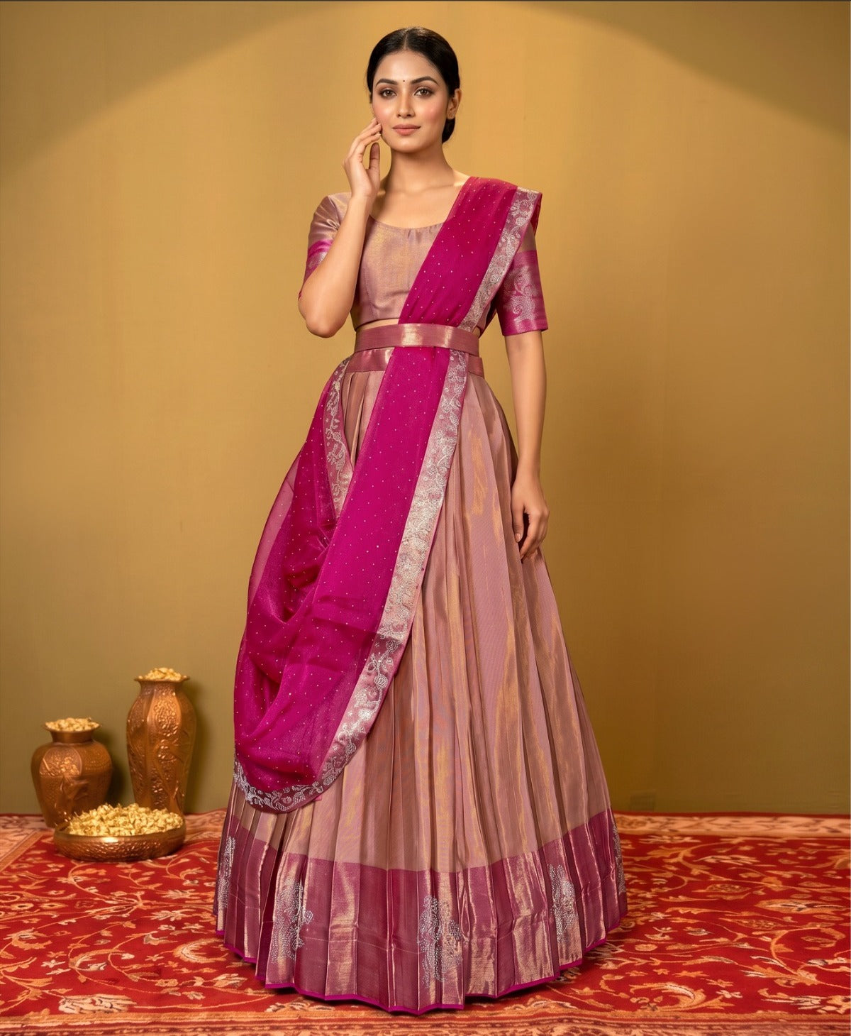 Latest Semi Stitched Lehenga Choli With Dupatta