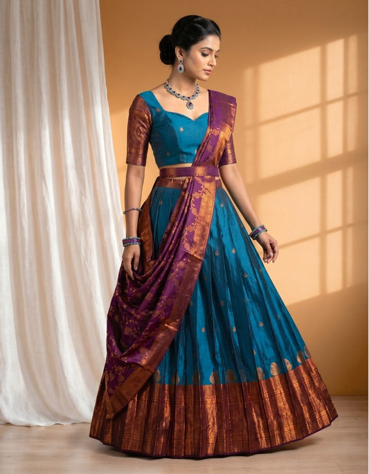Latest Semi Stitched Lehenga Choli With Dupatta