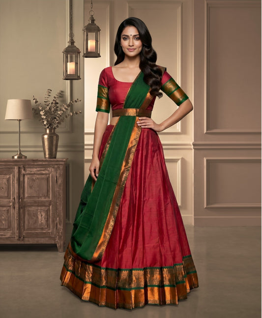 Latest Semi Stitched Lehenga Choli With Dupatta