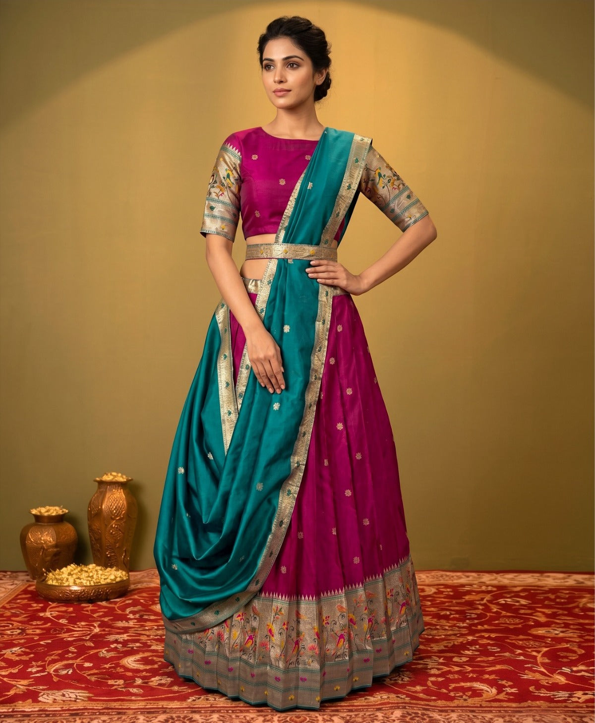 Latest Semi Stitched Lehenga Choli With Dupatta