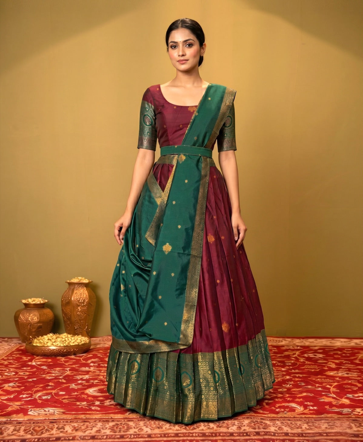 Latest Semi Stitched Lehenga Choli With Dupatta
