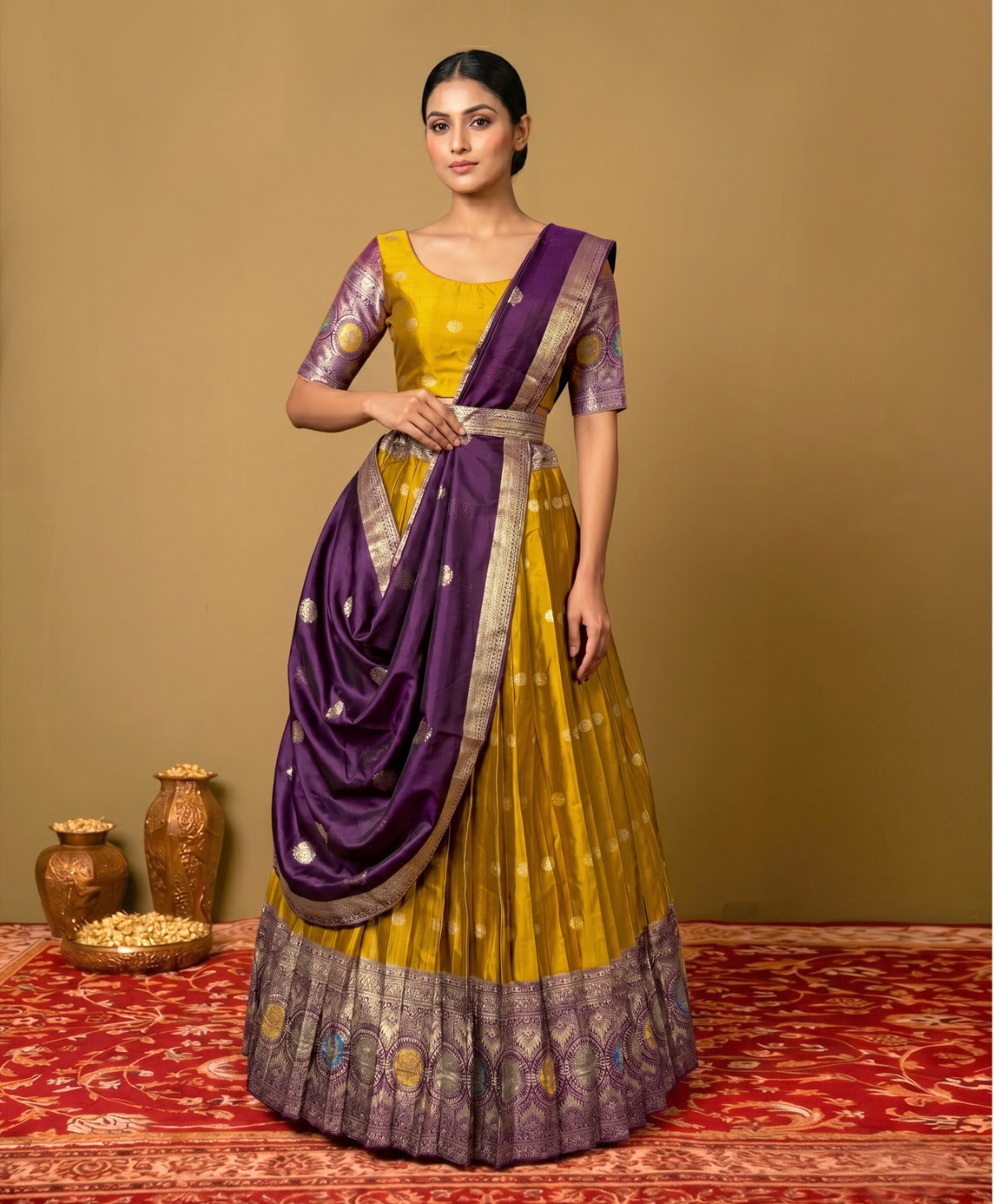 Latest Semi Stitched Lehenga Choli With Dupatta