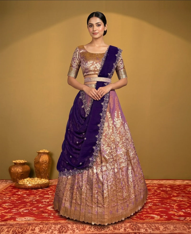 Latest Semi Stitched Lehenga Choli With Dupatta