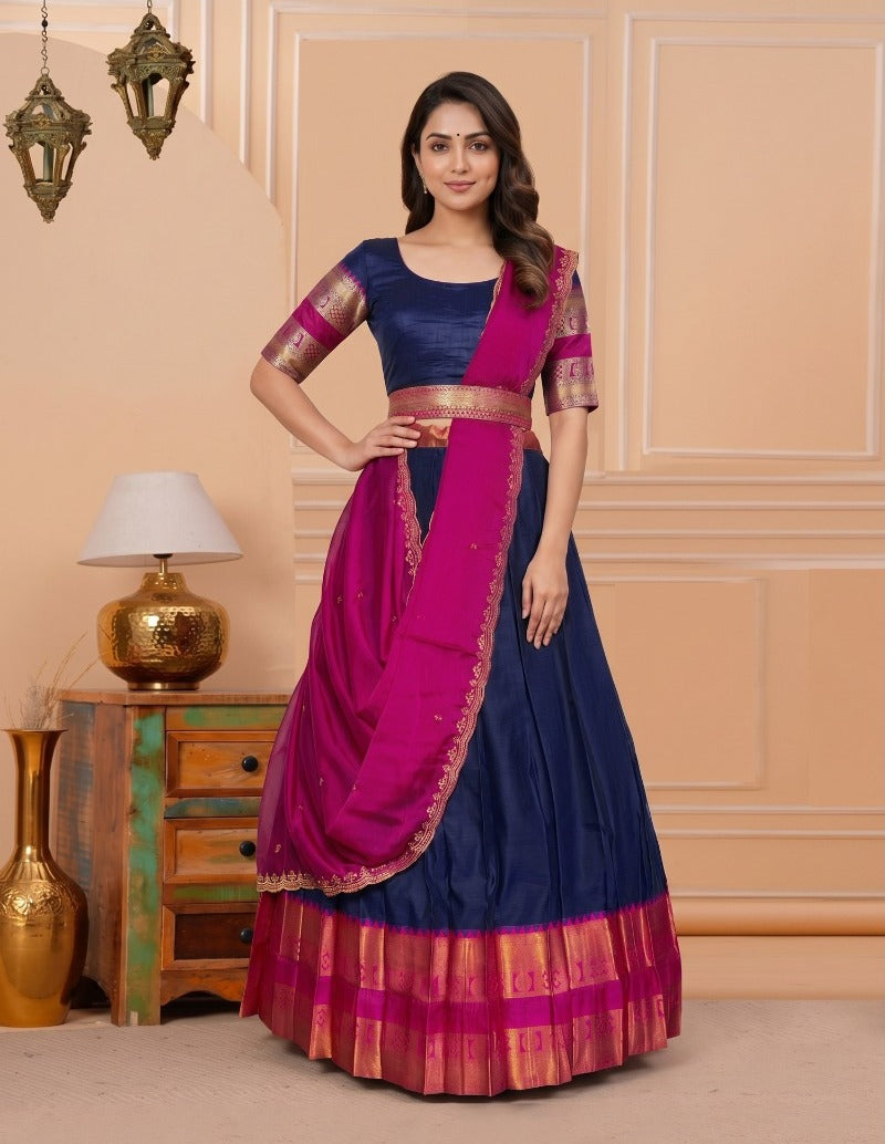 Latest Semi Stitched Lehenga Choli With Dupatta